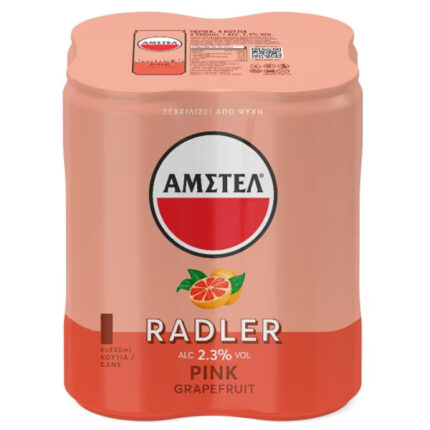 AMSTEL RADLER PINK GRAPEFRUIT ΜΠΥΡΑ ΚΟΥΤΙ SLK (4x330ml)